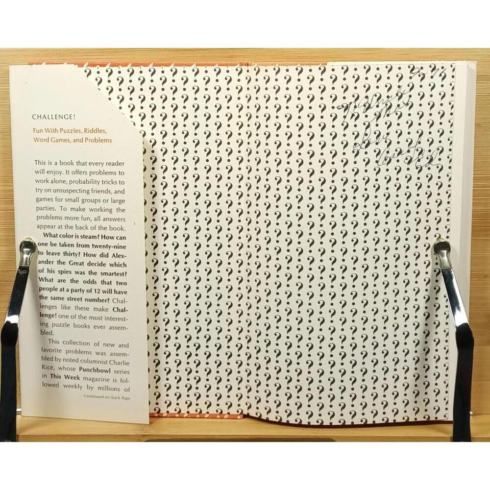Challenge! Fun With Puzzles, Riddles, Word Games and Problems by Charlie Rice - Picture 2 of 16